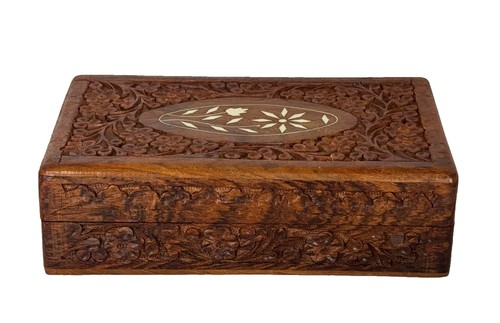 Vintage indian hand carved - indian,