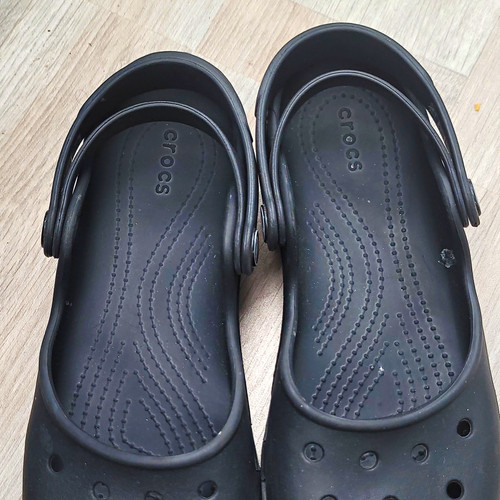 Crocs ladies black slip - ladies, on