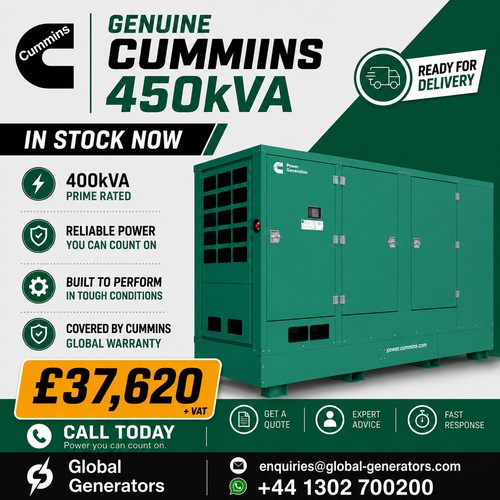 450kva cummins c450d5q - 450kva,