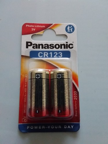 Panasonic cr123a photo - panasonic, 3v