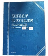 Whitman Folder Sixpence 1935-1967. Empty. No Coins