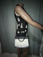 FURLA Navy Blue, Cream and