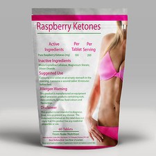 60 x RASPBERRY KETONES MAX STRENGTH DIET PILLS - WEIGHT LOSS PLUS FAT BURNER