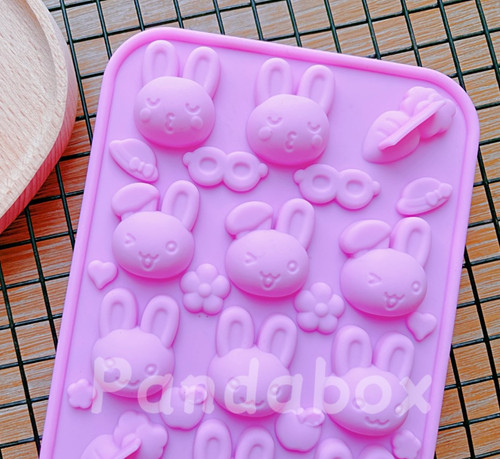 Bunny rabbit carrot silicone - bunny,
