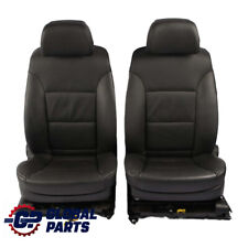 Leather Seats BMW E60 E61 LCI Black Front Driver Passenger Side Memory