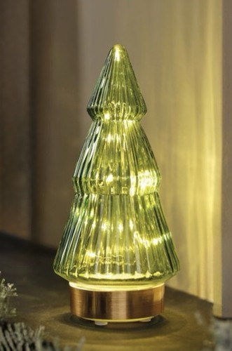 Glass tree decoration light - glass,