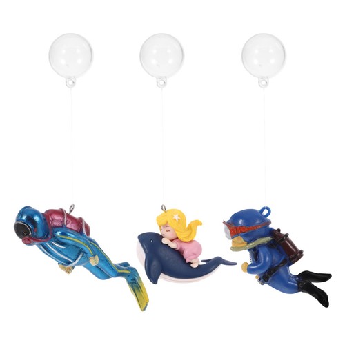 Mermaid ornaments aquarium - ornaments,