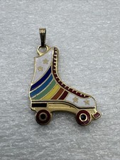 Vintage Necklace Charm Rainbow