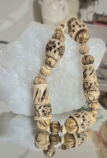 Vintage Carved Bovine Bone