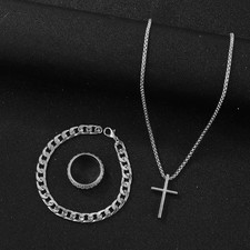 Trendy 3pcs hip hop jewelry - hip,
