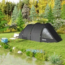 3 4 Man Tunnel Tent Black Air