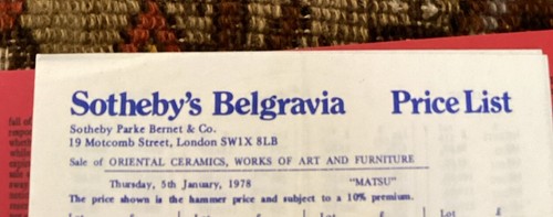 Sotheby belgravia oriental - sotheby's,