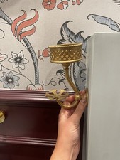 Antique Brass Gold Bathroom Cup Tumbler Toothbrush Holder - Vintage Brooklyn