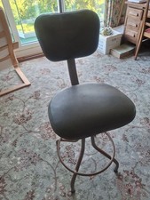 Evertaut Industrial Draughtsman stool chair vintage