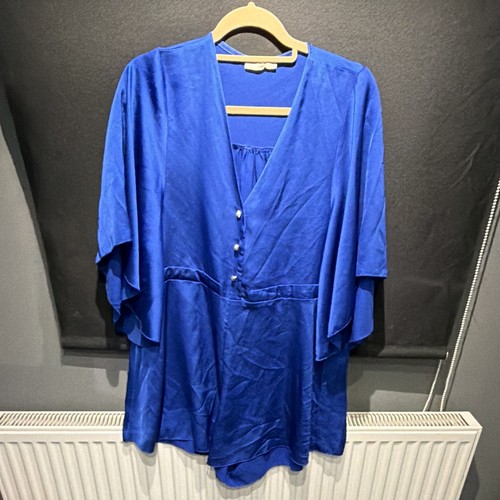 Instar blue satin kaftan - instar,