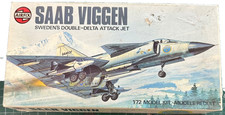 Airfix model SAAB VIGGEN 1/72 VINTAGE KIT complete good box