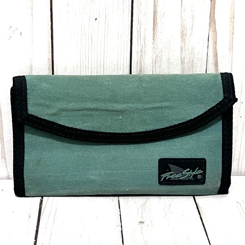 Freestyle teal tri fold wallet - teal,