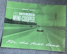Vintage Morris Mini-Cooper Brochure 1962