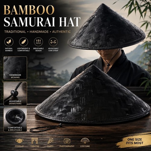 Hat samurai straw - samurai, ninja