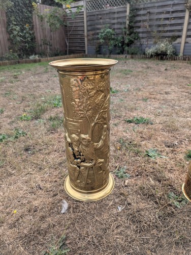 Vintage embossed brass - vintage,