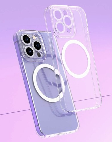 Magnetic clear phone case - magnetic,