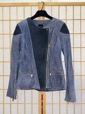 AS by DF LAVENDER SUEDE BIKER