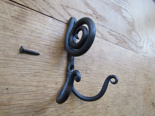 Rustic coat hook - , blacksmith