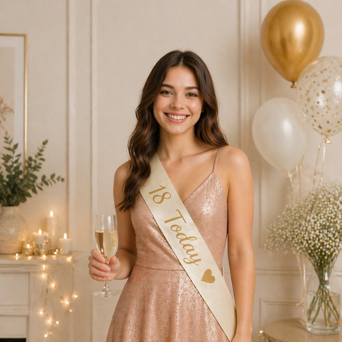 Personalised birthday sash - birthday,