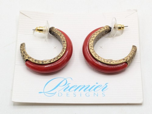 Premier designs red enamel - enamel, and