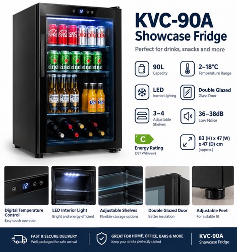 Kvc 90a 90l showcase drinks - 90l,