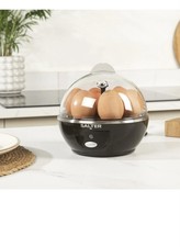Salter 6 Egg Cooker Electric Poacher Boiler for Soft Medium or Hard Boiled Eggs