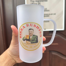 Personalised Birra Stein Glass