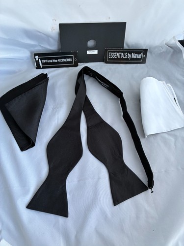 100 genuine silk mens black - genuine,