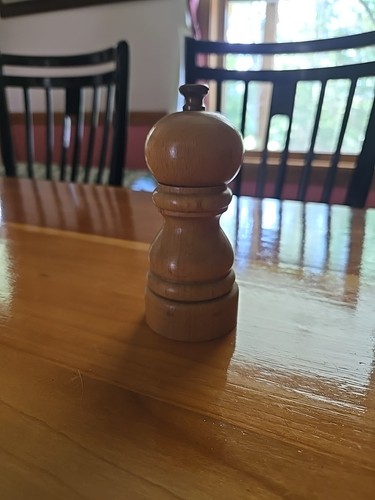 Vintage wooden peugeot pepper - peugeot,