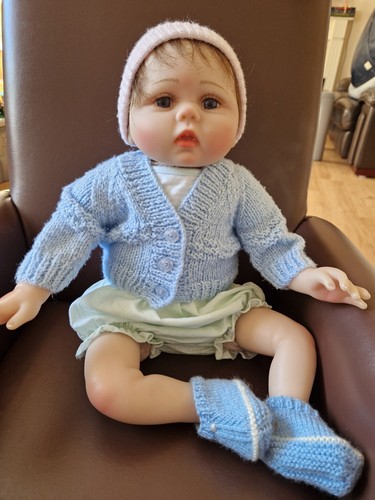 Large reborn type doll - large, dressed