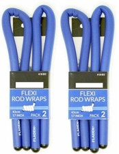 2 Pair Fishing Rod Flexi Wraps Wrap Rests,for Sea ,Carp Spin Float feeder rods 