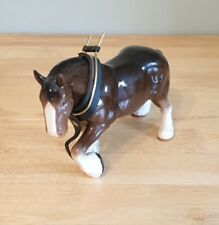 Large Vintage Sylvac Shire Horse Figurine / Ornament 23cm