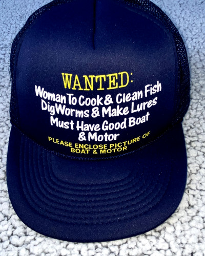 Vintage funny fishing hat mens - vintage,