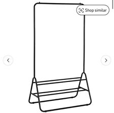 Habitat Clothes Rail Arnie Storage Garment Hanger Hanging Display Stand - Black