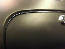 Vespa or Lambretta Glove Box, Toolbox Door Rubber Trim in Black 97cm