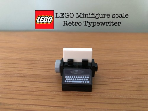 Lego retro typewriter - retro,