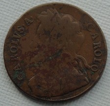 1673 King Charles II Copper