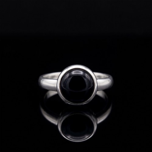 Handmade sterling silver - silver, black