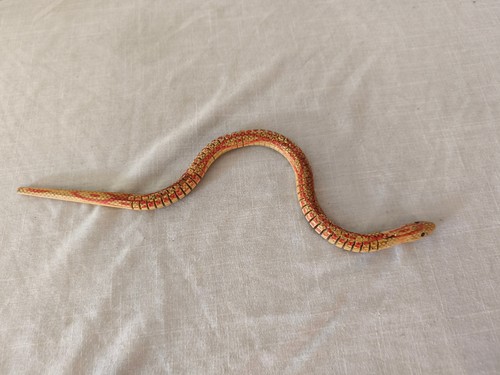Wooden articulated snake - wooden,