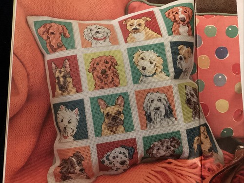 Dog portrait cushion - portrait, cover
