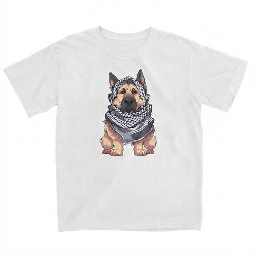 German shepherd keffiyeh - german,