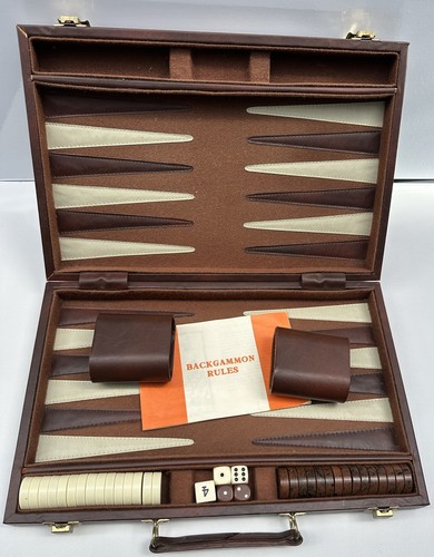 Vintage backgammon set - vintage,