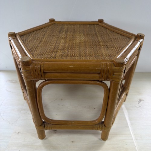 Vintage hexagon rattan - vintage,