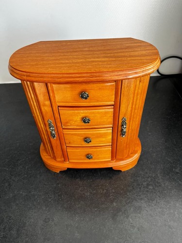Vintage large wooden wardrobe - large,