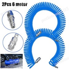 2x 6m Recoil Hose Air Line